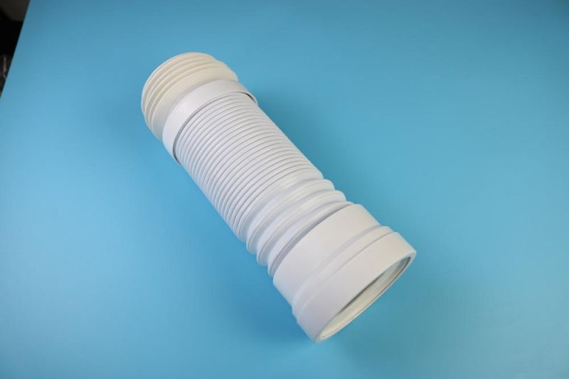 Wholesale Sanitary Flexible Toilet Hose Connection Pipe PVC Toilet Extendable Pan Connector