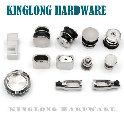 Hight Quality Stainless Steel Bathroom Hardware Frameless Door Sliding Glass Door Accessories for Shower Room