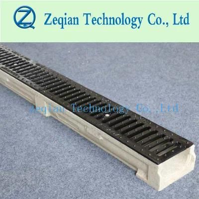 Polymer Concrete Linear Drain Channel/Ductile Iron Edge Channel