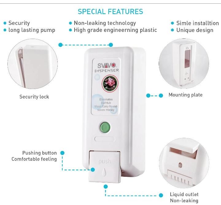 Antibacterial Dispenser Sanitizing Lotion Soap Dispenser V-2101