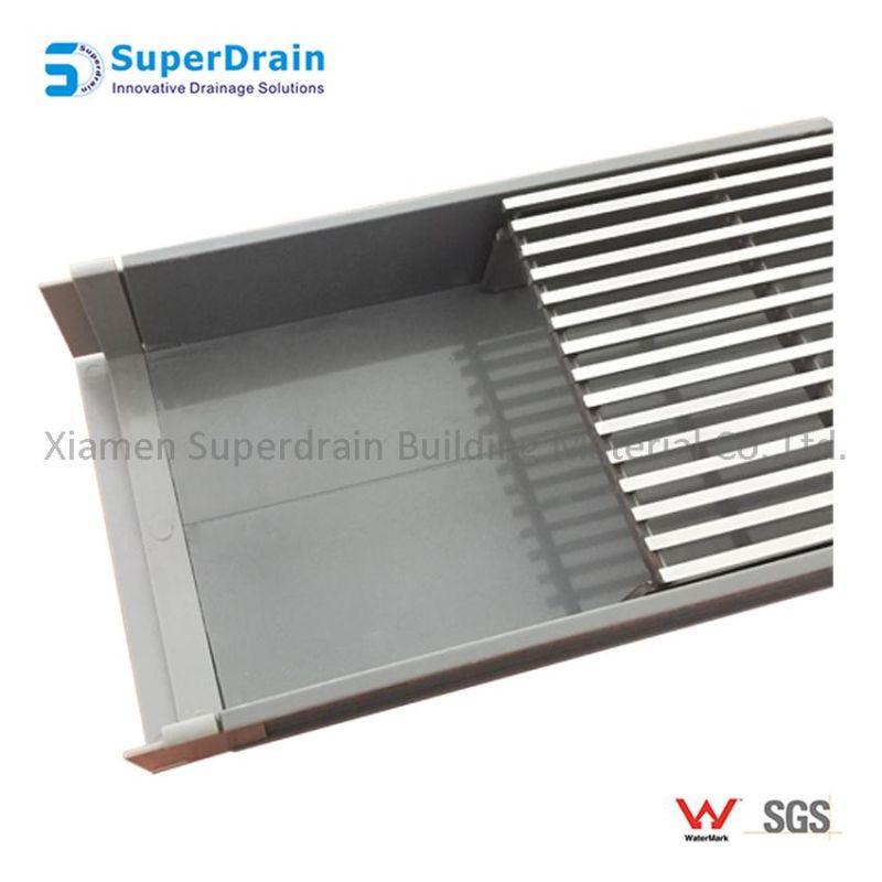 China Supplier SUS Grating with UPVC Splicing Channel Drain Kits