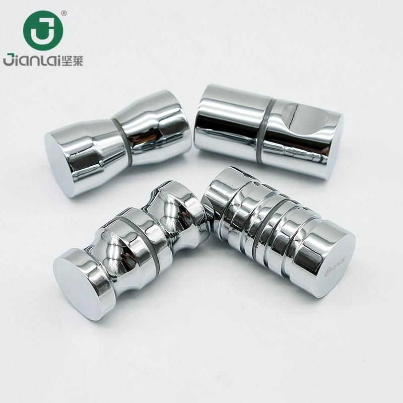 China Supplier Bathroom Accessories Double Sided Small Shower Door Knob