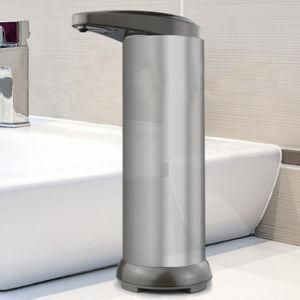 Amazon Hot Sale 280ml Stainless Steel Infrared Touchless Automatic Liquid Soap Dispenser
