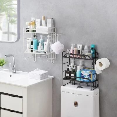 No Drilling Bathroom Over The Toilet Organizer Storage Rack Shelf