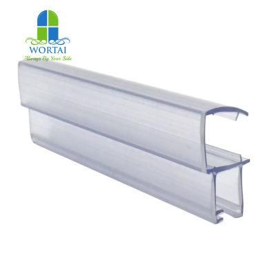 90 Degree Sliding Doors System Shower Enclosure Rubber Profile PVC Seal Shower Glass Door Seal