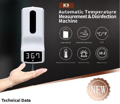 Hand Sanitizer Temperature Dispenser Temperature Detection Plus Sanitization Temperature Hand Sanitizer Dispenser