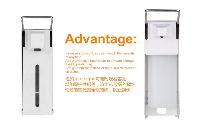 500ml Wall Mount Soap Dispenser Hand Touchless Hospital Used Healthier