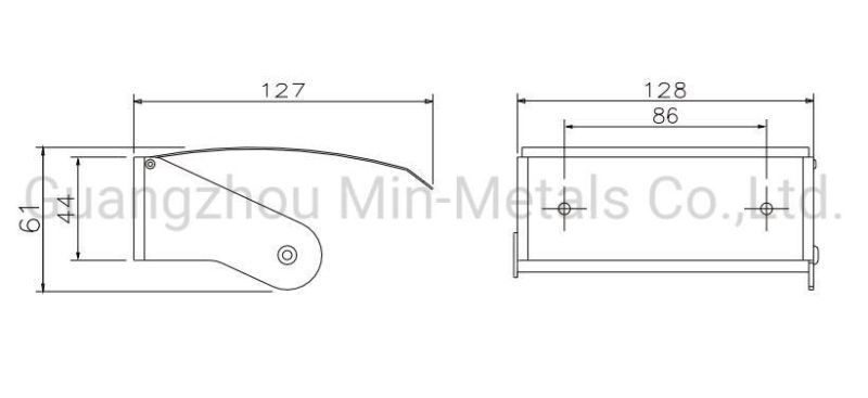 S. S. Wall-Mounted Toilet Tissue Paper Holder Mx-pH121