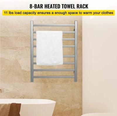 Stainless Steel 304 Towel Warmer Electric Towel Rack Bathroom Drying