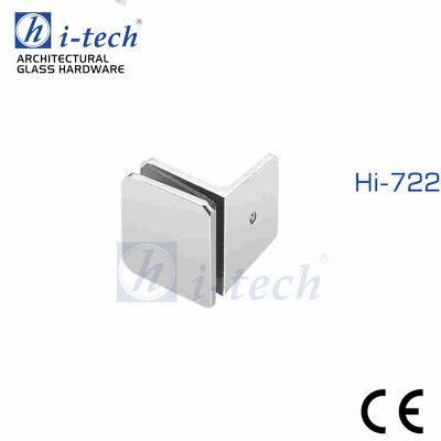 Hi-725 90 Degree Connector Glass Clip for Bathroom Glass