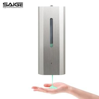Saige 1000ml Stainless Steel Sensor Foam Hand Sanitizer Soap Dispenser Automatic