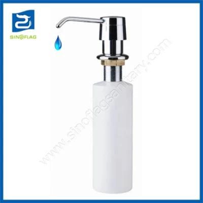 Hotel Kitchen Sinks Stainless Steel Dispenser Hand Sanitizer Manual Liquid Soap Dispensers