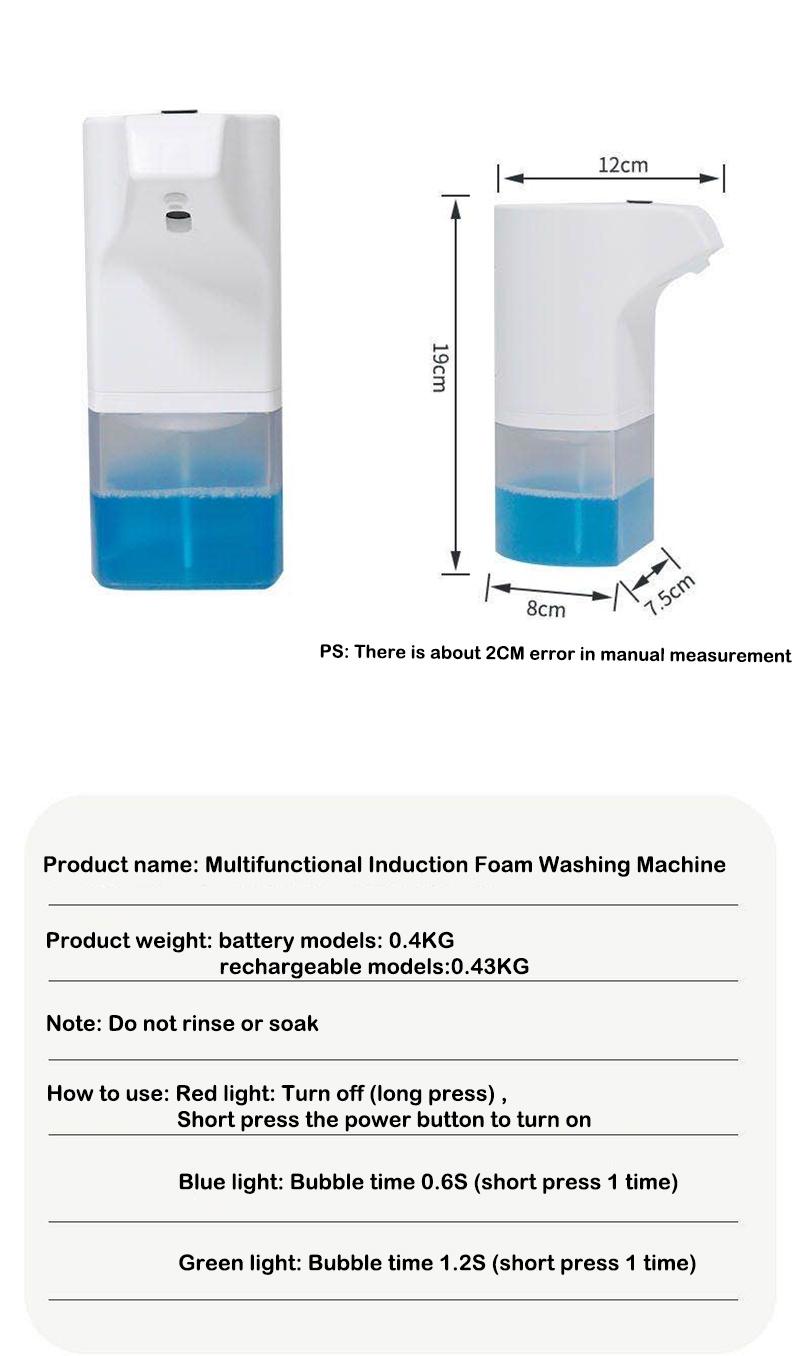 Automatic Sensor Alcohol Spray Wall-Mounted Disinfection Hand Cleaner