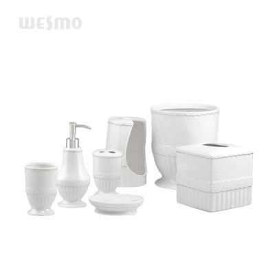 Top-Grade Porcelain Ceramic Bathroom Accessories Bath Set