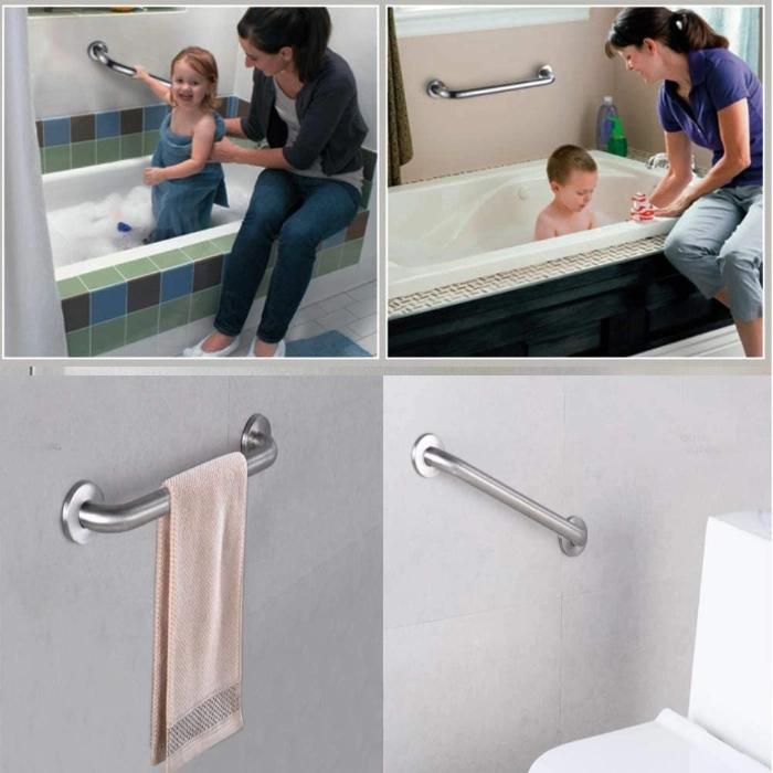 Stainless Steel Straight Bathroom Grab Bar