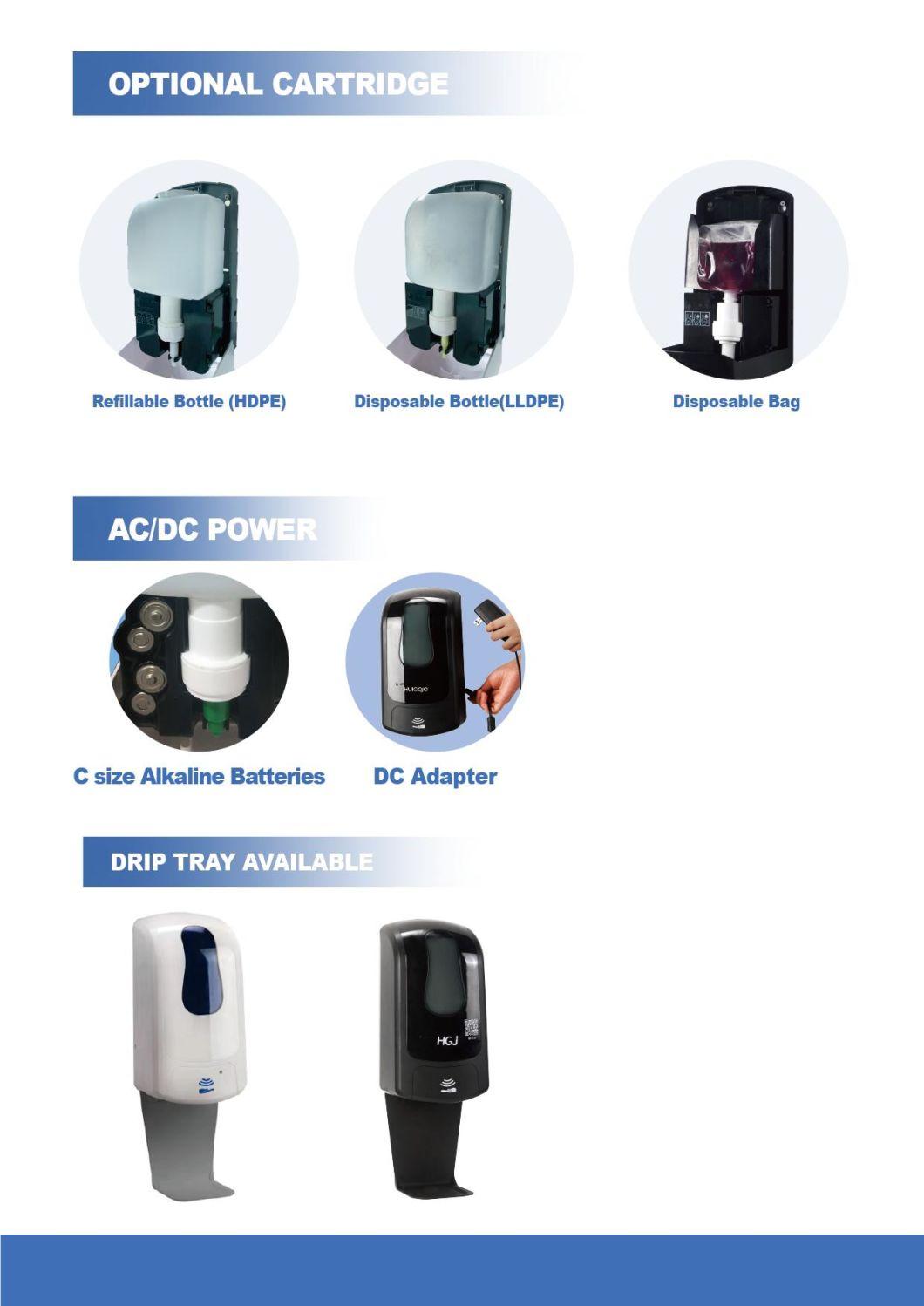1000ml Hospital ABS Plastic Automatic Liquid Pump Hand Sanitizer Dispenser