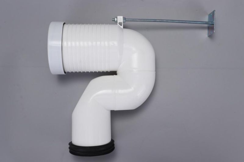 WATERMARK Plastic Flexible Drain Hose To 102mm Soil Pipe Toilet Pan Connector