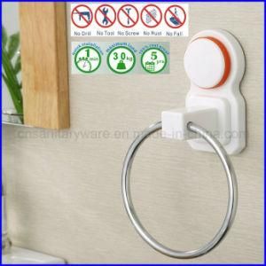 Silicone Rubber Suction Cup Bracket Bathroom Towel Ring Hanger