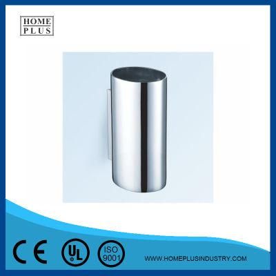 Economical Cheap Bathroom Accessory Zinc Alloy Chromed Glass Toothbrush Tumbler Holder