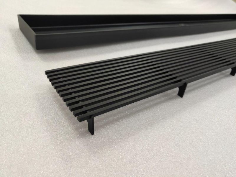 Bathroom Shower Drain Liner Tile Insert Black Floor Drain for Australian Market (CY-D900)