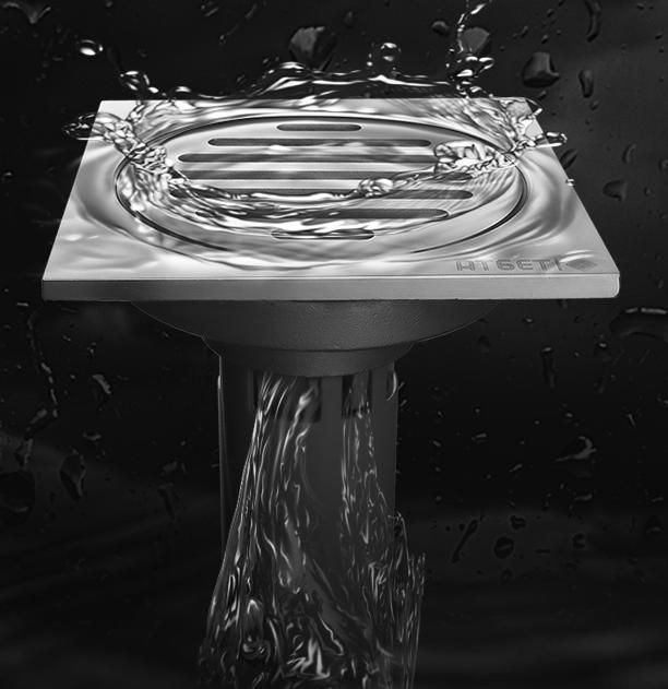 Hot Selling 304 Stainless Steel Bathroom Shower Anti-Odor Square Floor Drain