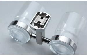Bathroom Wall Mount Single Double Toothbrush Holder with Cup