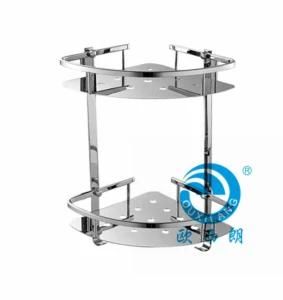 Stainless Steel Double Layer Bathroom Shelf Oxl-8510