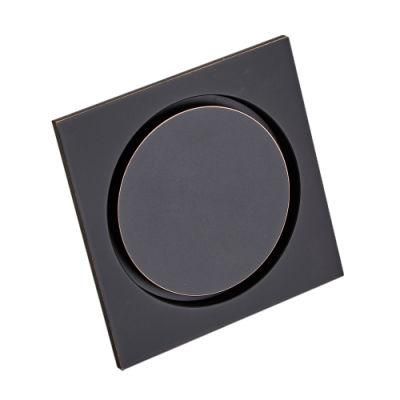 Hot Sale Black Invisible Tile Insert Floor Drain with Anti-Odor