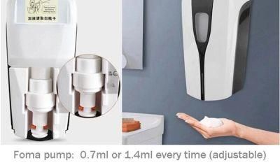 Wholesale Wall Mounted Bathroom 1000ml &#160; Infrared Sensor Soap Dispenser Touchless Sensor Alcohol Sanitizer Dispenser Foam /Gel/Liquid