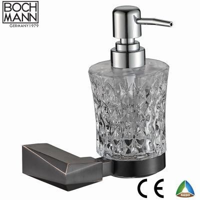 Contemporary Orb Black Color Wall Mounted Dispenser for Liquid Soap