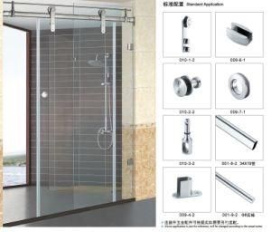 Glass Single Sliding Door Hardware B010 Use for Bathroom