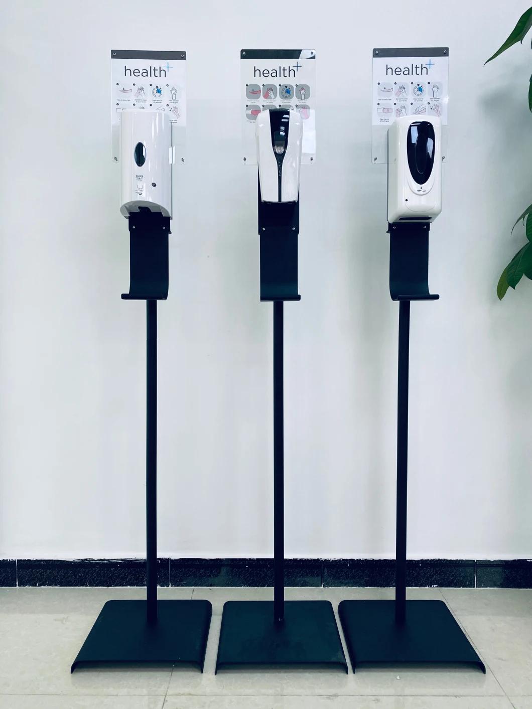 Automatic Hand Sanitizer Spray Soap Dispenser Touchless Spray Gel Dispenser Steel Table Floor Standing Wall Mounted