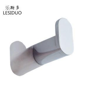 Wall Mounted Chrome Brass Robe Hook for Bathroom