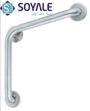 304 Stainless Steel Curved Grab Bar with Polishing Finishing