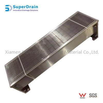 Linear Anti-Odor Floor Drain with Stainless Steel Drain Cover