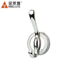 Coat Robe Hook Single Towel Hook Self Adhesive Wall Hooks Polished Zinc Alloy