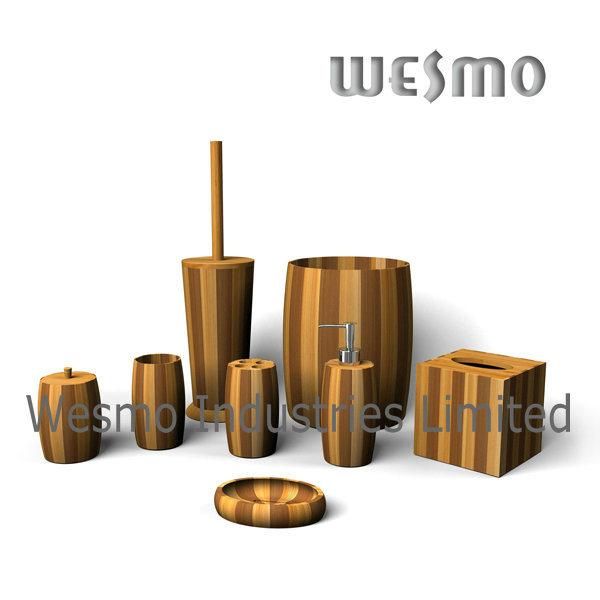 Two-Tone Bamboo Bathroom Accessory (WBB0462A)