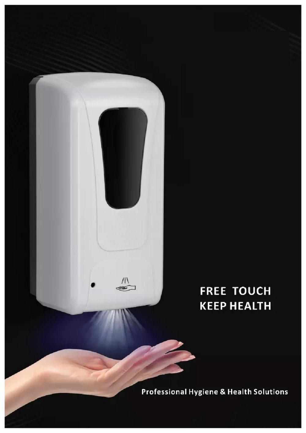 Wall Mount Automatic Plastic Foam Liquid Touchless Soap Dispenser Public Place Lockable Refillable Automatic Sensor Spray Soap Dispenser