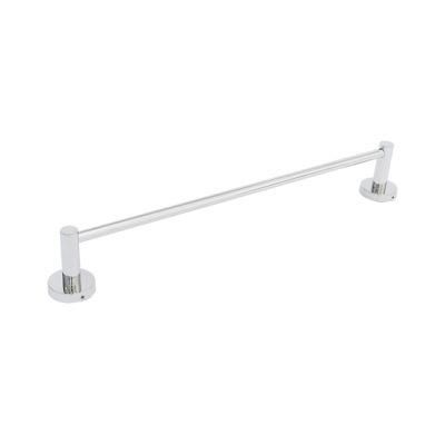 Stainless Steel 304 Little Round Base Single Bar Hotel Towel Rack Bar