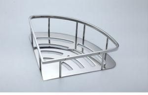 Leijie Stainless Steel Bathroom Hardware Corner Shower Shelf, Factory Price Bathroom Rack