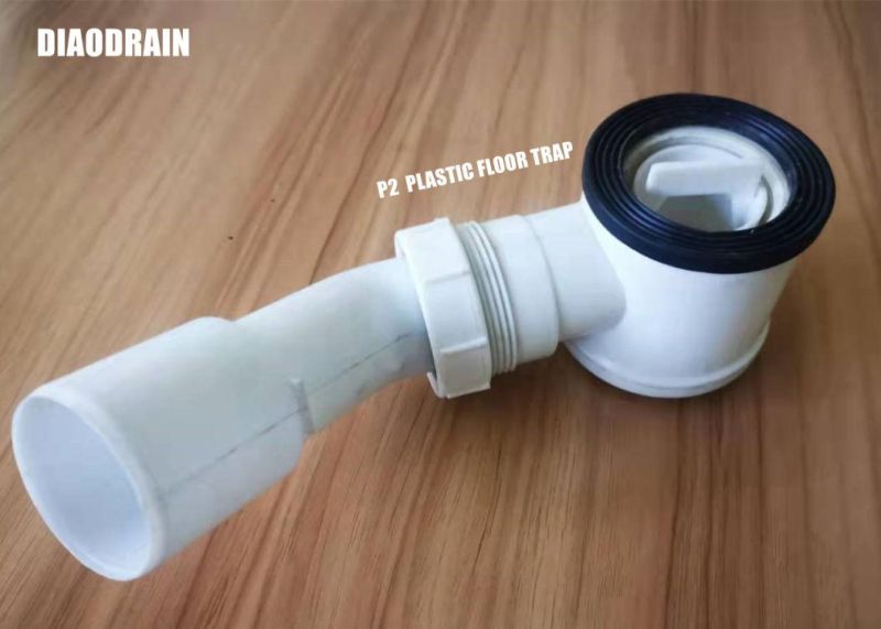 Heel Guard Top Linear Shower Channel Drain with Floor Trap