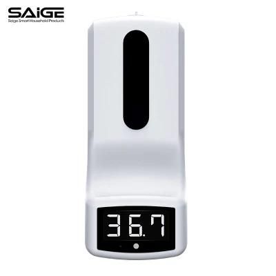Saige 1000ml K9 Digital Thermometer Sensor Soap Dispensers for Gel/Liquid Temperature Soap Dispenser