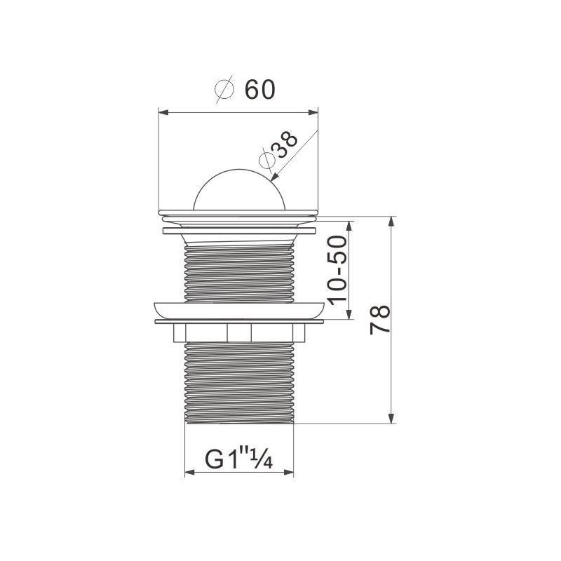 China Sanitary Ware Waste Basin Bathroom Chrome Zinc Basin Sink Drain