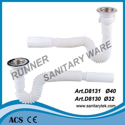 Flexible Drain Pipe with Waste (D8130 / D8131)