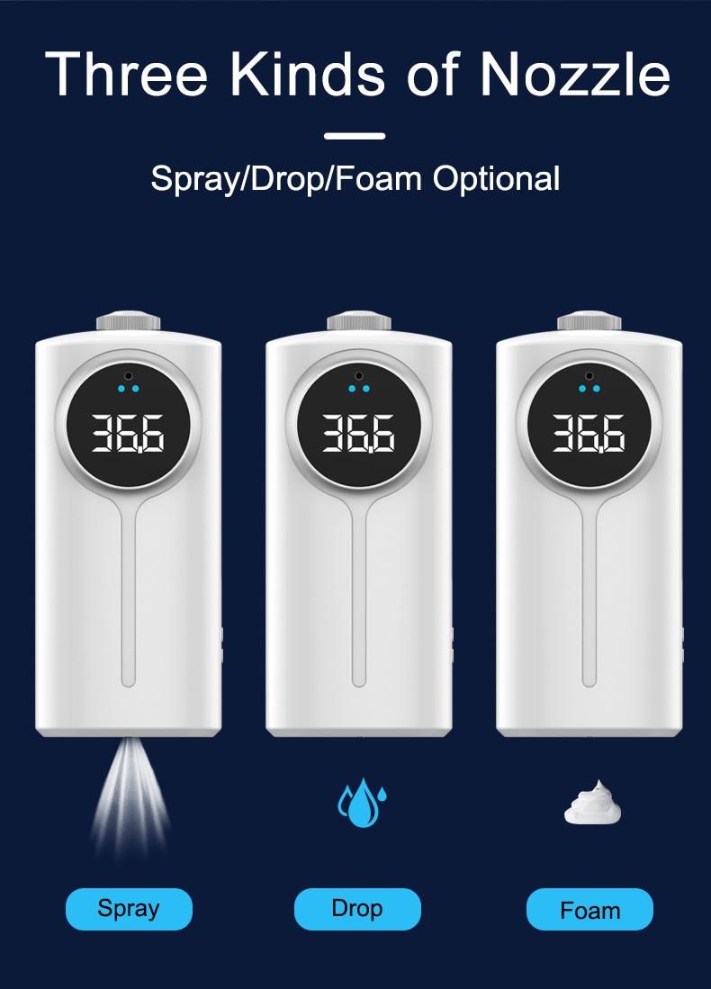 K9 PRO Thermometer Automatic Liquid Soap Dispenser K9 PRO Dual Intelligent Sensor Automatic Thermometer Soap Dispenser K9 PRO Plus Dual