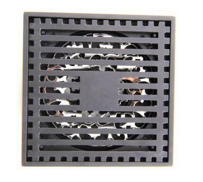 4 Inches Brass Square Shower Drain