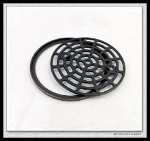 Orb Surface 4" Round Shower Drain Made of Zinc Alloy