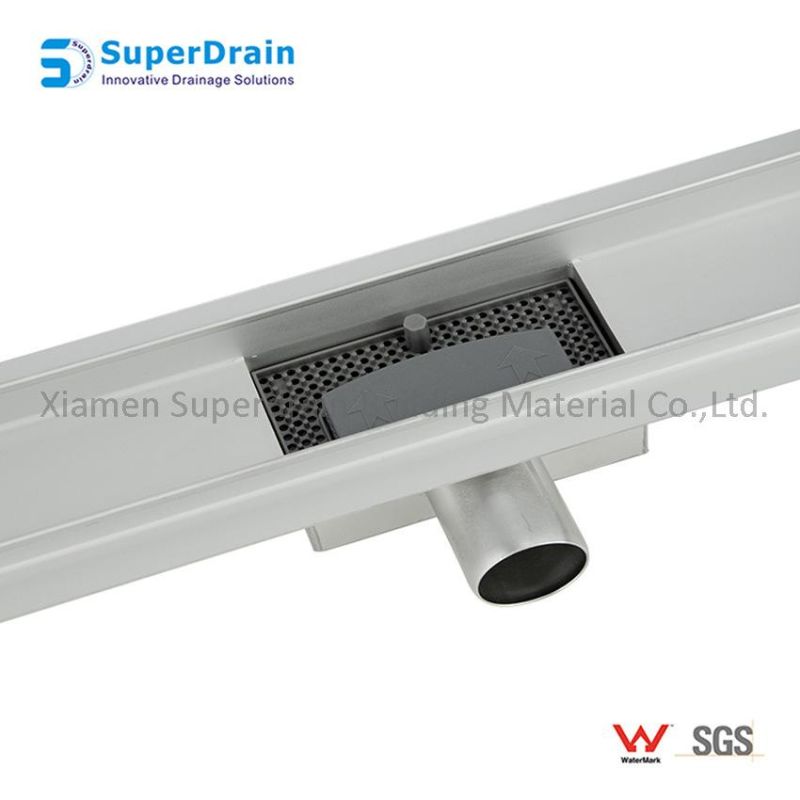 Hotel Bathroom Shower Decorative Sink Drain Covers Stainless Steel Long Linear Tile Insert Floor Drain