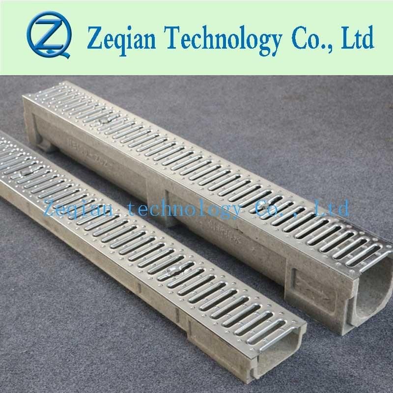 Polymer Concrete Linear Drain Channel and Trench Drian with Cover