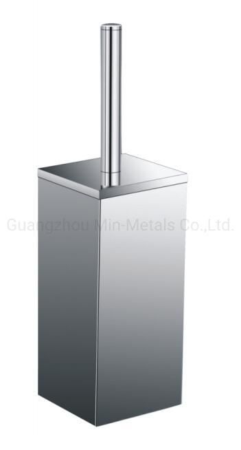 Whole Stainless Steel Square Standing Toliet Brush Holder Mx-Ls94K